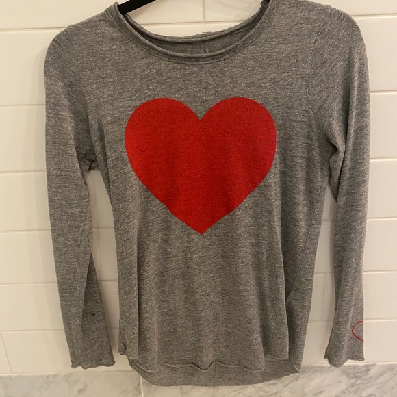 Chaser - Heart - Long sleeve T shirt- Size Small - Picture 1 of 5